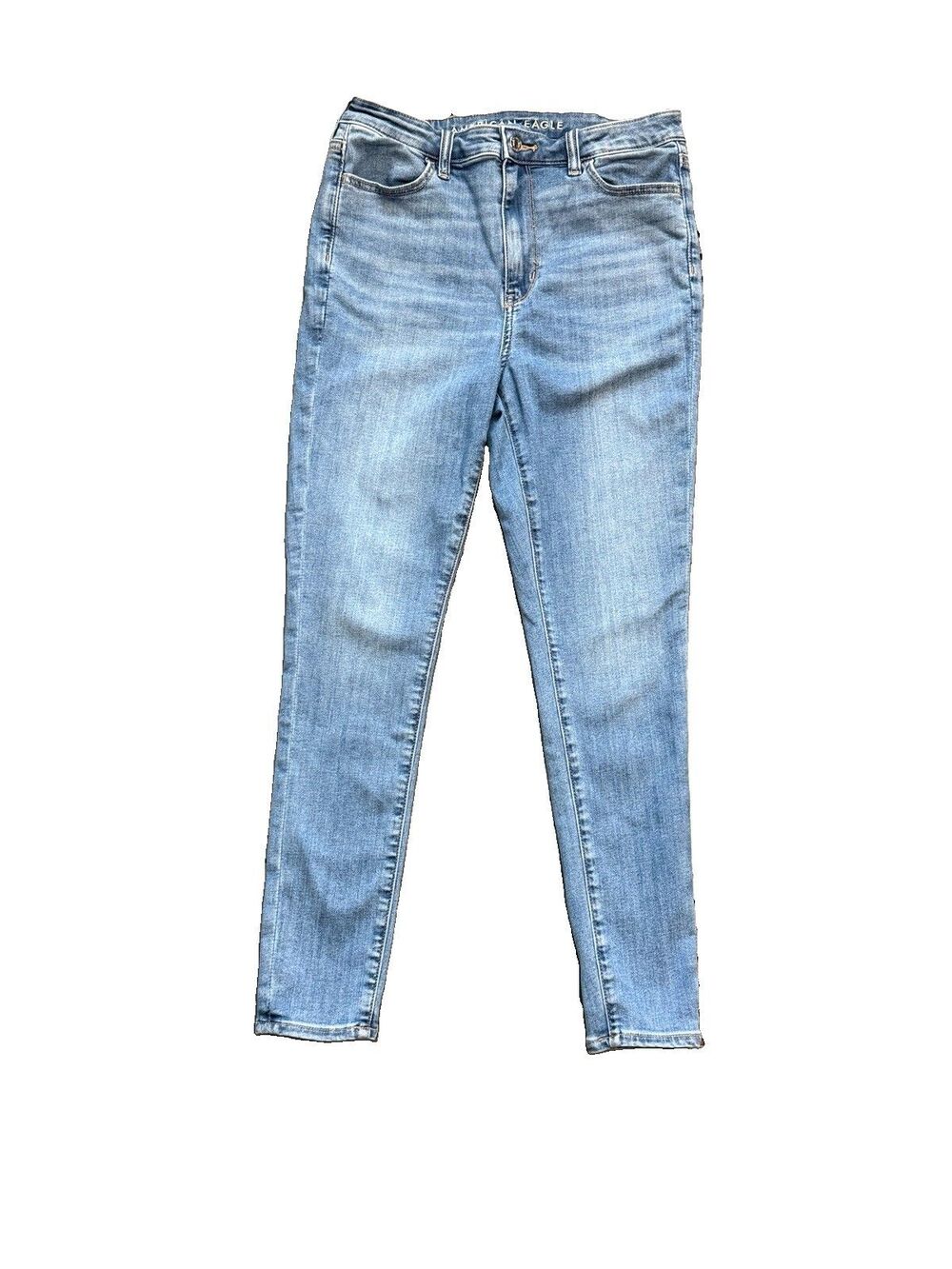 American Eagle Women’s Super High Rise Jegging Blue Dark Wash Size 8 Short